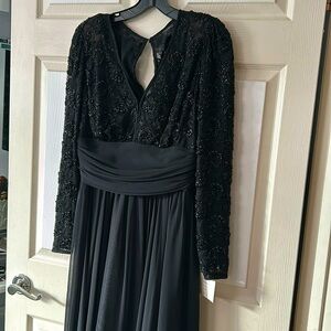 Beaded lace floral top dress. Dressy and elegant